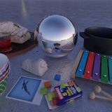 HDRI – Fåfängans utsiktsplats (vinter, skymning) – stilleben med horisont (EV 6.75; Filmic Blender)