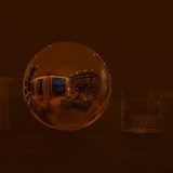HDRI – Modernt vardagsrum (sommar, sen kväll) – stilleben utan horisont (EV 4.50; Filmic Blender)