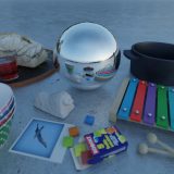 HDRI – Resaröström (sommar, gryning) – stilleben med horisont (EV 8.25; Filmic Blender)