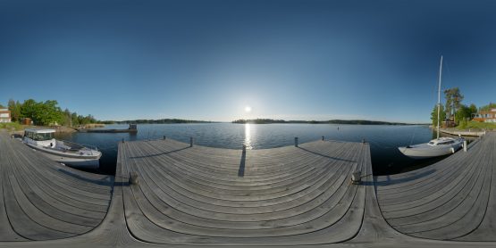 HDRI – Resaröström (sommar, tidig morgon) – förhandsgranskning (EV 12.80; Filmic Blender)