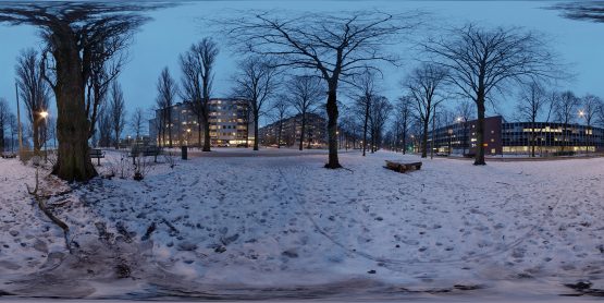 HDRI – Vinterslask (vinter, skymning)