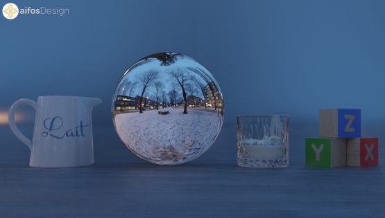 HDRI – Vinterslask (vinter, skymning)